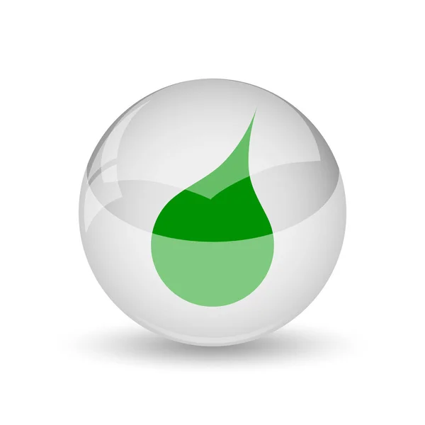 Rain Icon Internet Button White Background — Stock Photo, Image