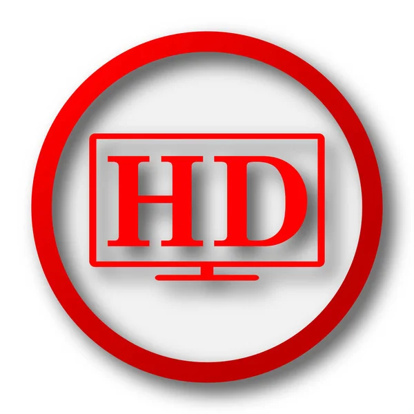 Hd icono de televisión — Foto de Stock