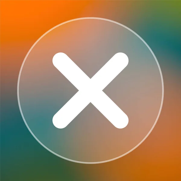 X 닫기 아이콘 — 스톡 사진
