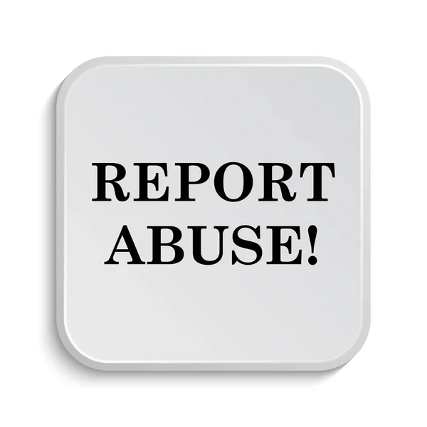 Report abuse icon — Stock Photo, Image