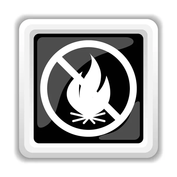 Pożar zabronione ikona — Zdjęcie stockowe