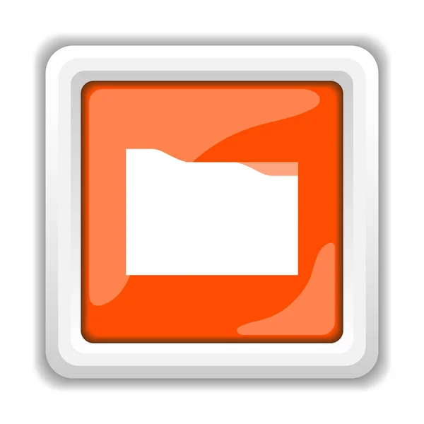 Ikona Složky Izolovaných Bílém Pozadí Koncept Mobilních Aplikací — Stock fotografie