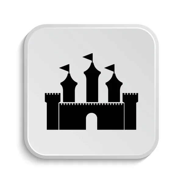 城堡图标 — 图库照片