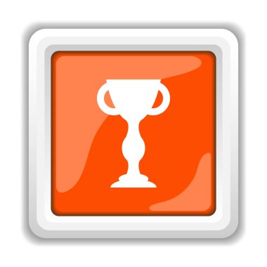 Beyaz arka plan üzerinde mobil apps kavramı izole Kupası simgesi