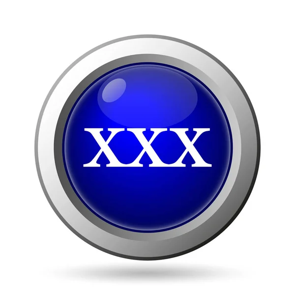 Xxx Ikona Izolovaných Bílém Pozadí Koncept Mobilních Aplikací — Stock fotografie
