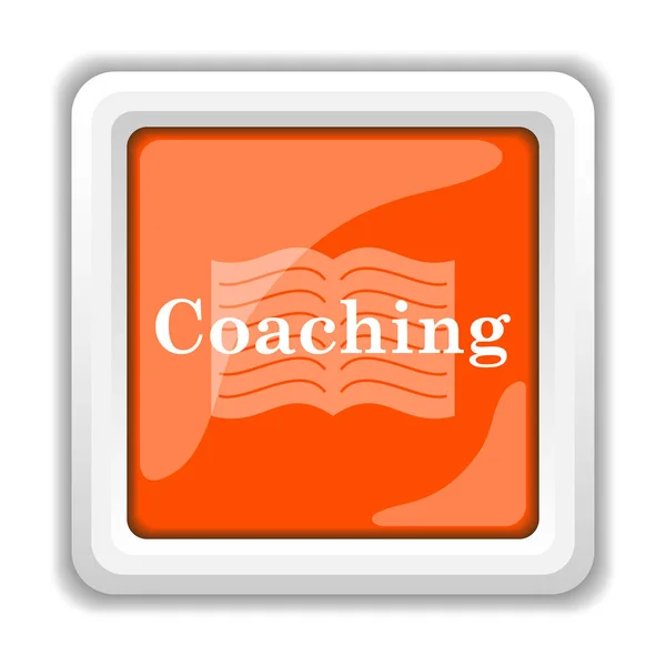 Icona Coaching Isolato Sfondo Bianco Concetto Applicazioni Mobili — Foto Stock