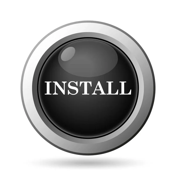 Instalar icono — Foto de Stock