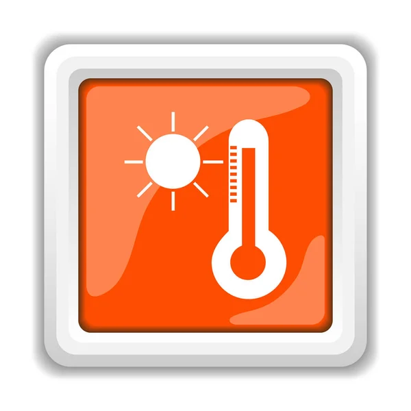 Temperature Icon Isolated White Background Mobile Apps Concept — Stock Photo, Image