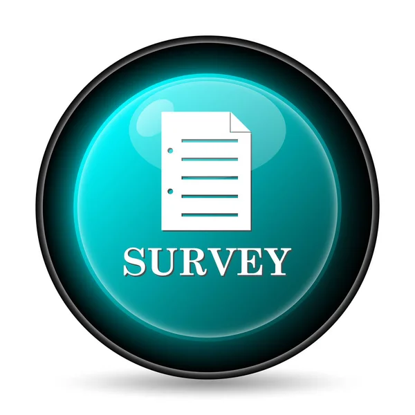 Survey icon — Stock Photo, Image