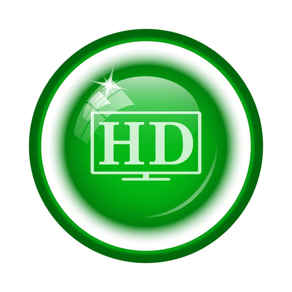 Иконка hd tv — стоковое фото