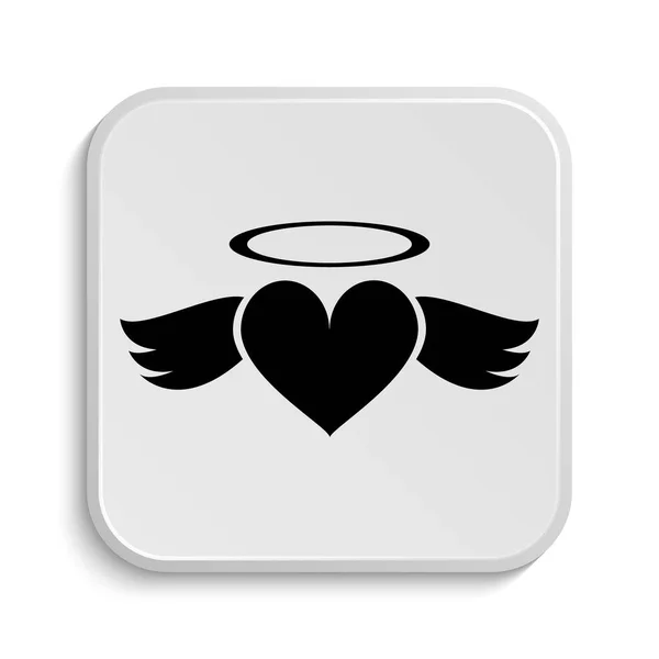 Ikona angel srdce — Stock fotografie