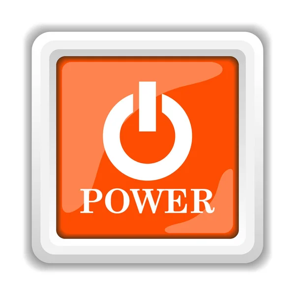 Power Symbol Isoliert Auf Weißem Hintergrund Mobile Apps Konzept — Stockfoto