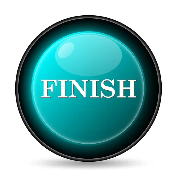 Finish icon — Stock Photo, Image