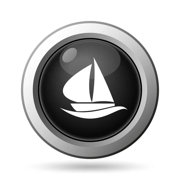 Zeilboot pictogram — Stockfoto