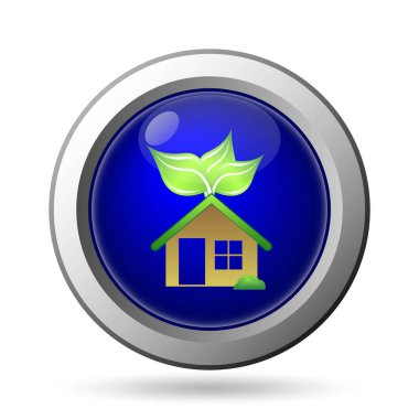 Renk simgesi. Beyaz arka plan üzerinde Internet düğmesi