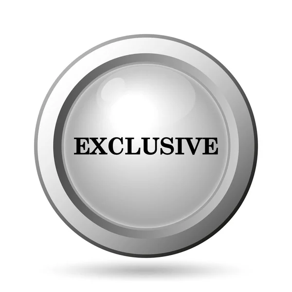 Exclusive Icon Internet Button White Background — Stock Photo, Image