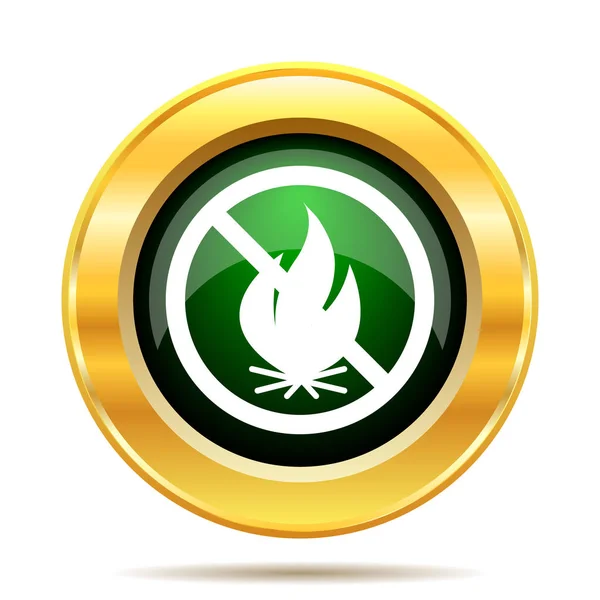 Fire forbidden icon — Stock Photo, Image