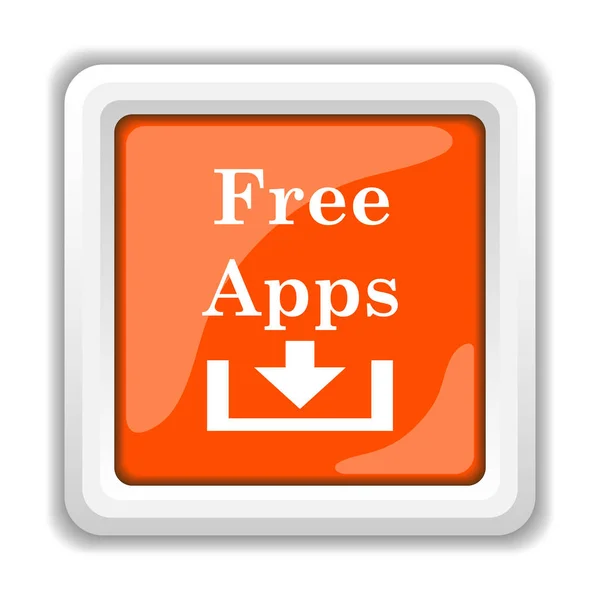 Icona Delle App Gratuite Isolata Sfondo Bianco Concetto App Mobile — Foto Stock