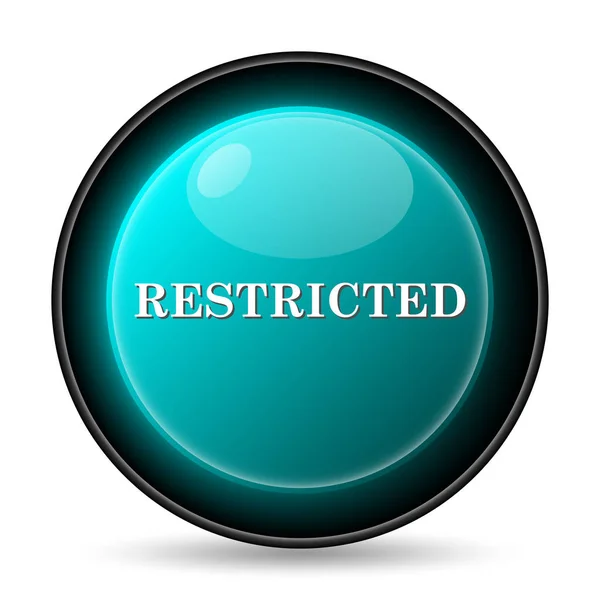 Restricted icon — Stock Photo, Image