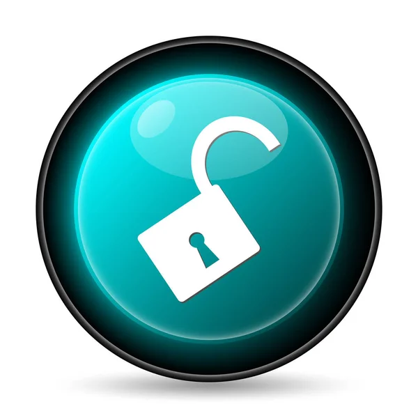 Open lock icon — Stock Photo, Image