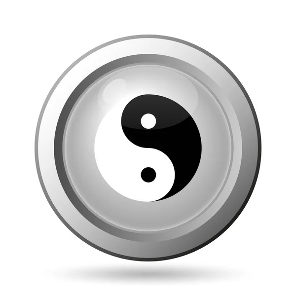 Ying yang ícone — Fotografia de Stock