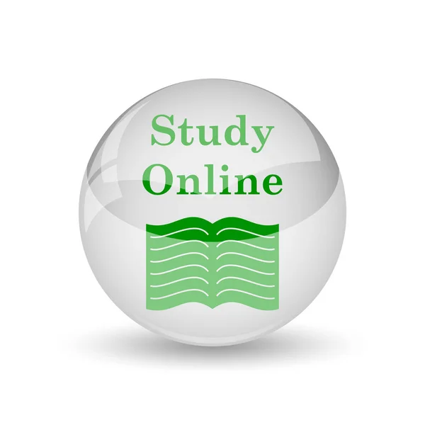 Online-Ikone studieren — Stockfoto