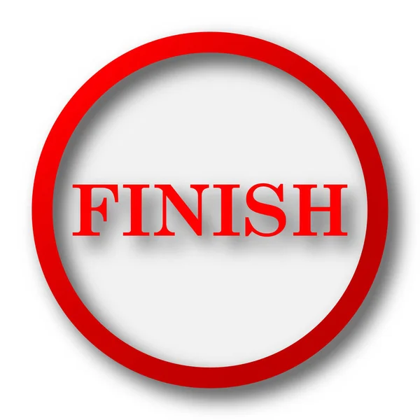 Finish icon — Stock Photo, Image