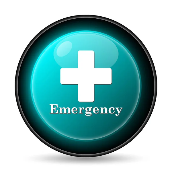 Emergency Icon Internet Button White Background — Stock Photo, Image