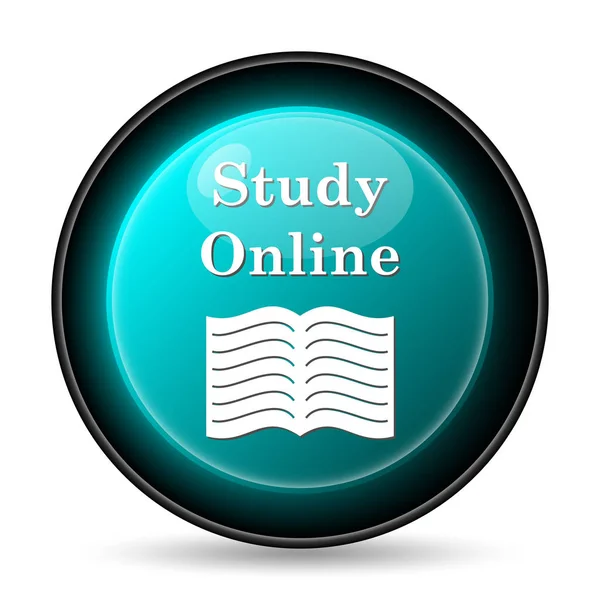 Online-Ikone studieren — Stockfoto