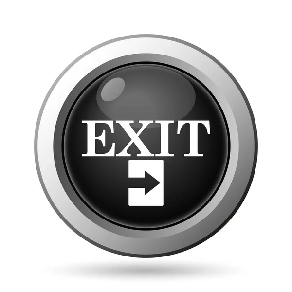 Exit Symbol Internet Taste Auf Weißem Hintergrund — Stockfoto