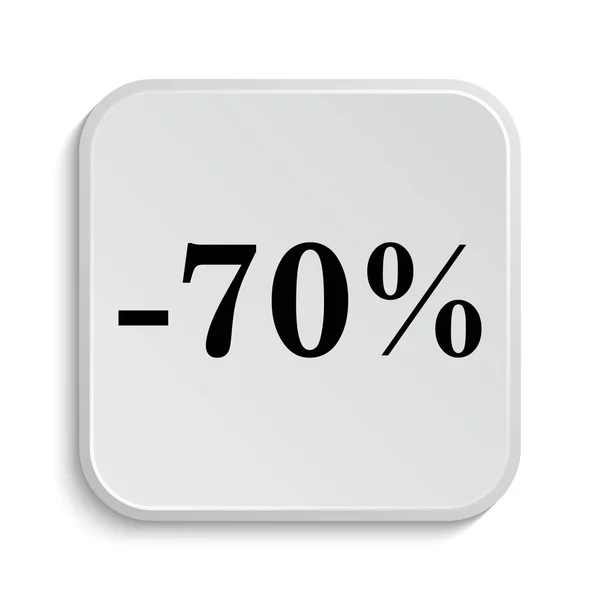 70 % sleva ikona — Stock fotografie