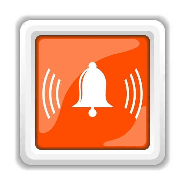 Ikona Alarmu Izolovaných Bílém Pozadí Koncept Mobilních Aplikací — Stock fotografie