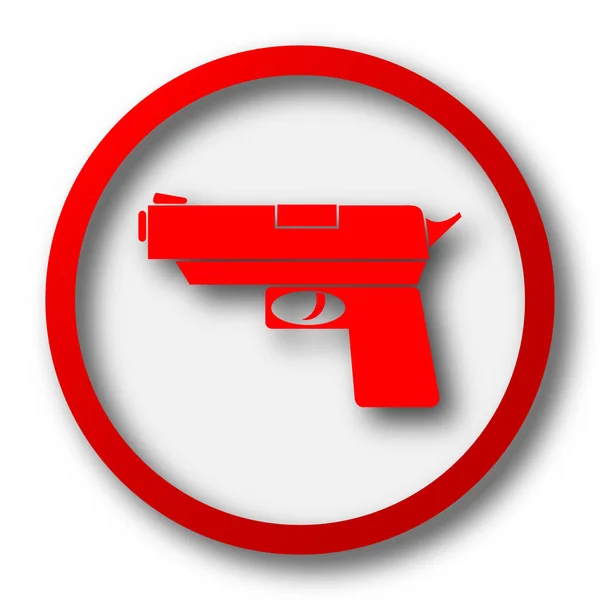 Gun icon — Stock Photo, Image