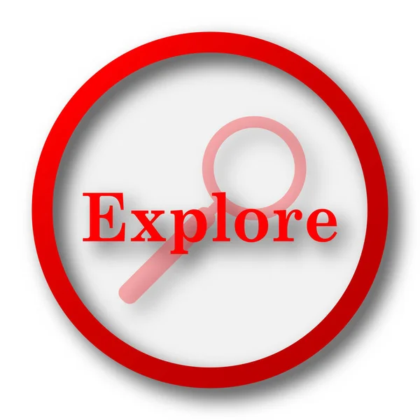 Explore icon — Stock Photo, Image