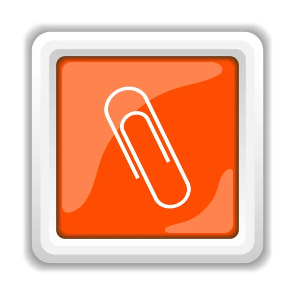 Paperclip Geïsoleerd Een Witte Achtergrond Mobiele Apps Concept — Stockfoto