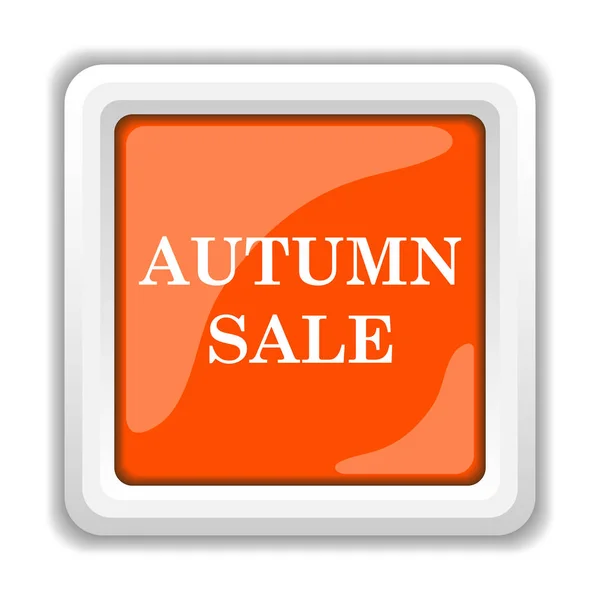 Autumn Sale Icon Isolated White Background Mobile Apps Concept — Stock Photo, Image