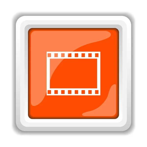 Film Ikon Elszigetelt Fehér Background Mozgatható Apps Koncepció — Stock Fotó