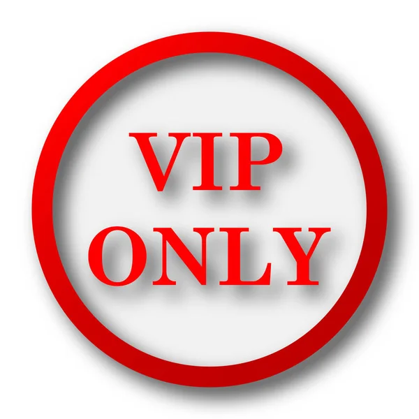 VIP only icon. Internet button on white  background