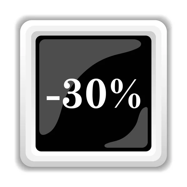 30 procent rabatt ikonen — Stockfoto
