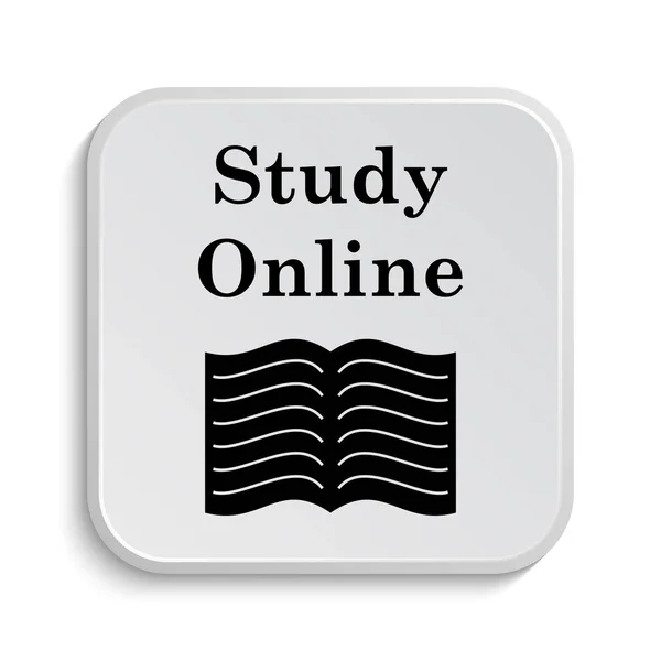 Online-Ikone studieren — Stockfoto