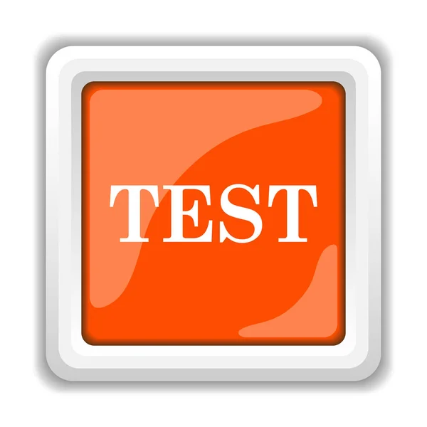 Test Icon Isolated White Background Mobile Apps Concept — Stock Photo, Image