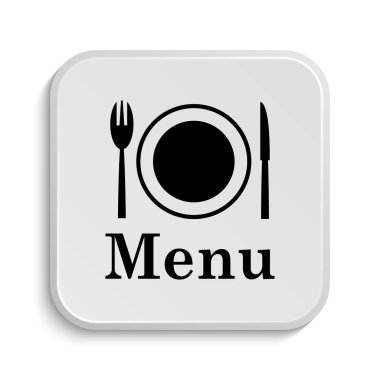 Menü simgesini. Beyaz arka plan üzerinde Internet düğmesi