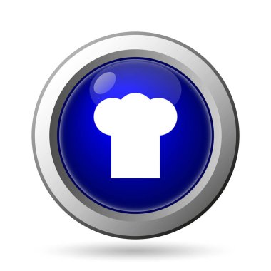 Beyaz arka plan üzerinde mobil apps kavramı izole Şef şapka simgesi