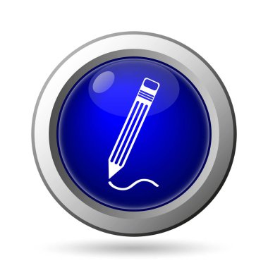 Renk simgesi. Beyaz arka plan üzerinde Internet düğmesi