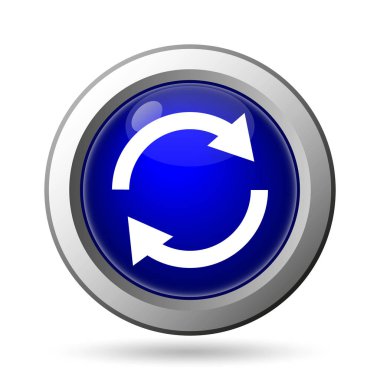 Renk simgesi. Beyaz arka plan üzerinde Internet düğmesi