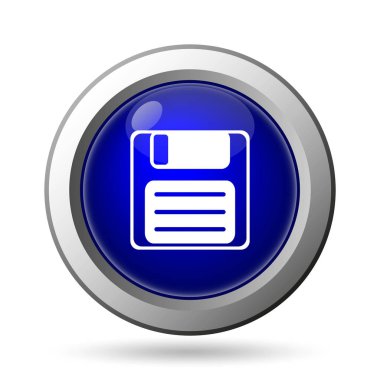 Renk simgesi. Beyaz arka plan üzerinde Internet düğmesi