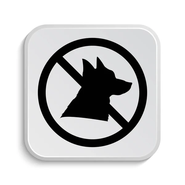 Förbjudna hundar ikonen — Stockfoto