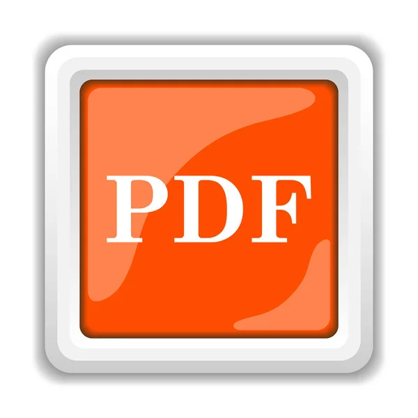 Icona Pdf Isolata Sfondo Bianco Concetto App Mobile — Foto Stock