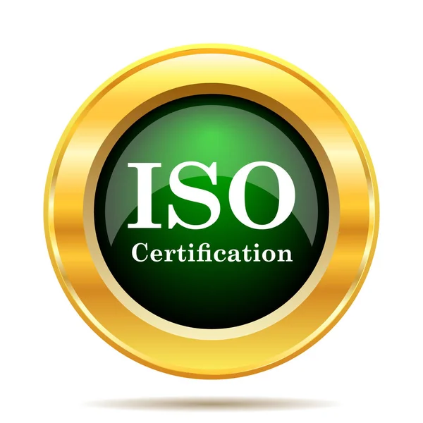 Ikona certifikace ISO — Stock fotografie