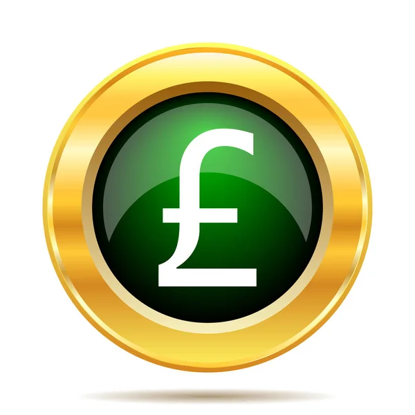 Pound icon — Stock Photo, Image